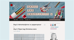 Desktop Screenshot of craftandcreativity.com
